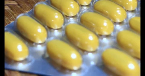 Medicine on disk Video stock 293556715