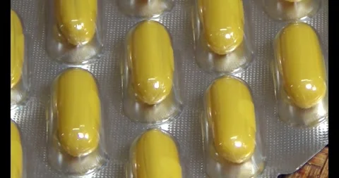 Medicine on disk Stock Footage 293804581