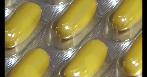 Medicine on disk Stock Footage 293804646