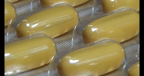 Medicine on disk Stock Footage 293804827