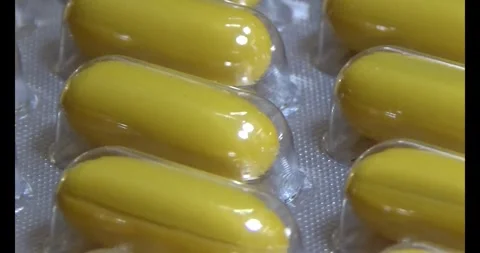 Medicine on disk Video stock 293804852