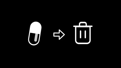 Medicine Disposal Stock Footage 334188926
