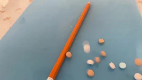 Medicine drop in slow motion Stock Footage 276348782