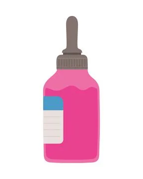 Medicine dropper design Stock Illustration