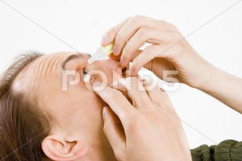 Medicine for the eyes Stock Photos