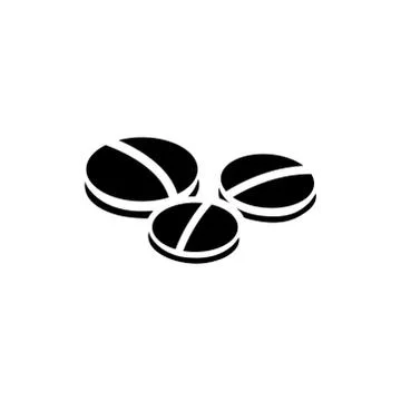 Medicine Icon In Flat Style Vector For App, UI, Websites. Black Icon Vector I Stock Illustration