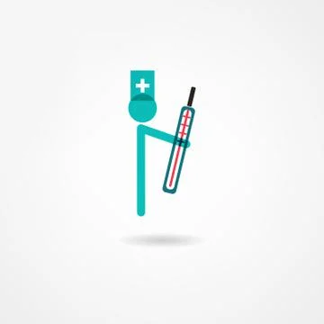 Medicine icon Illustrazione stock