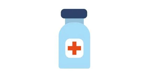 Medicine jar Stock Illustration