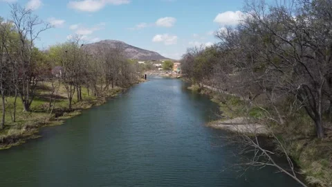 Medicine Park River Video stock 180185156