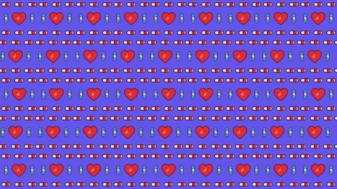 Medicine pattern 05 Stock Footage 274533102