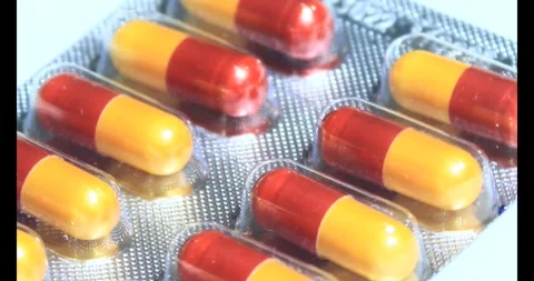 Medicine on the plate Stock Footage 295915160