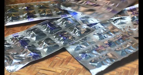 Medicine on the plate Stock-Footage 295918992