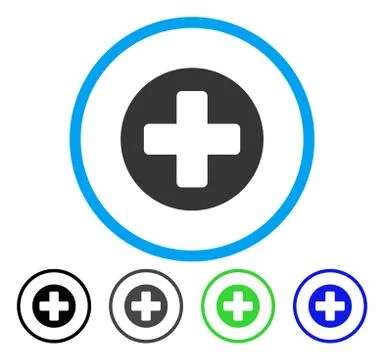 Medicine Rounded Vector Icon Stock Illustration