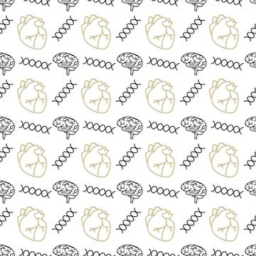 Medicine Seamless pattern vector background 스톡 일러스트