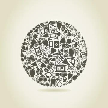 Medicine a sphere 스톡 사진