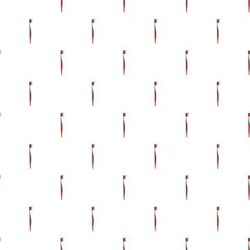 Medicine toothbrush pattern seamless vector Stock Illustration