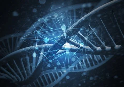 Medicine user interface, 3D rendering Stock Illustration