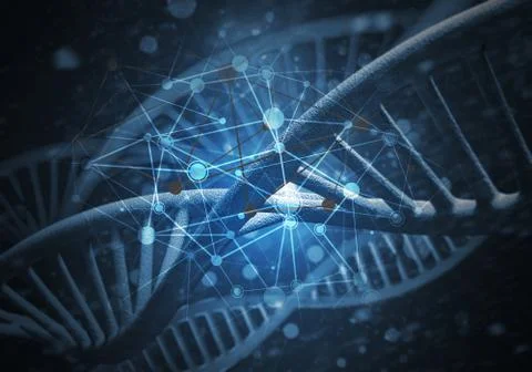 Medicine user interface, 3D rendering Illustrazione stock