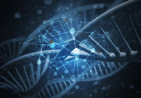 Medicine user interface, 3D rendering Stock Illustration