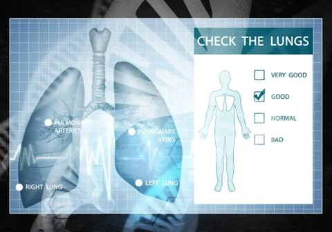 Medicine user interface Illustrazione stock