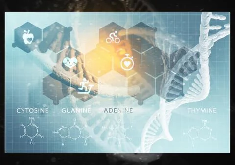 Medicine user interface Illustration