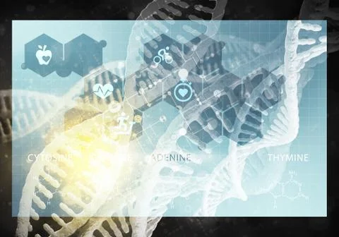Medicine user interface Stock Illustration