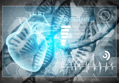 Medicine user interface イラスト素材