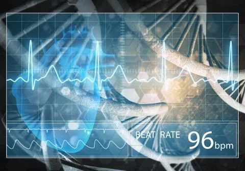 Medicine user interface Stock Illustration