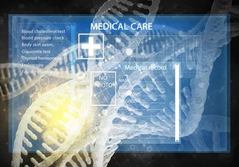 Medicine user interface イラスト素材