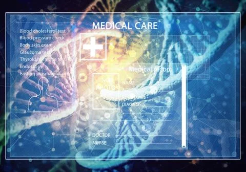 Medicine user interface 스톡 일러스트