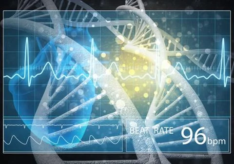 Medicine user interface Stock Illustration