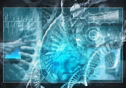 Medicine user interface Stock Illustration