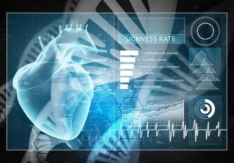 Medicine user interface イラスト素材