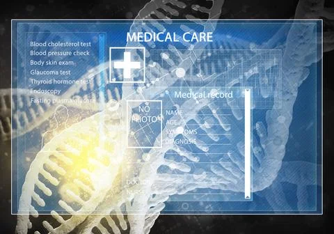 Medicine user interface 스톡 일러스트