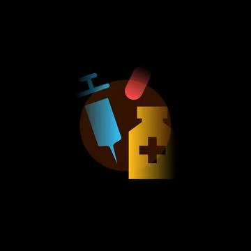 Medicine. Vector icon in gradient style. Editable illustration Stock Illustration