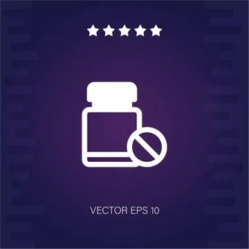 Medicine vector icon Stock Illustration
