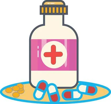 Medicine vector  icon 스톡 일러스트