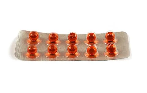 Medicines in capsules Stock Photos