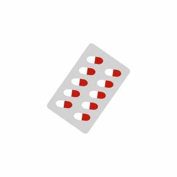 Medicines icon. Vector design isolated on white background. Stock Illustration