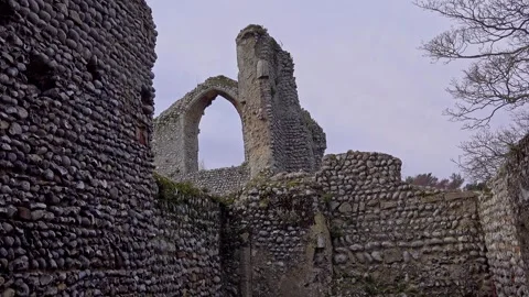Medieval abbey ruins Video stock 262920195