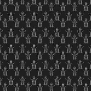 Medieval armor motif pattern Stock-Fotos