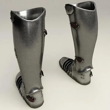 Medieval Armour Boots ~ 3D Model #91434488 | Pond5