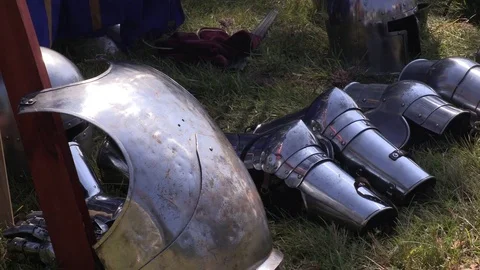 Medieval Armour Stock Footage 79753753