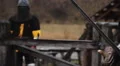 Medieval army soldiers training to strengthen martial spirit, military skills HD Footage