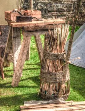 Medieval arrows Stock Photos