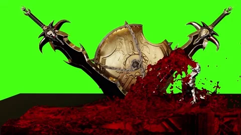 A medieval background with fountain Stock Footage 237592999