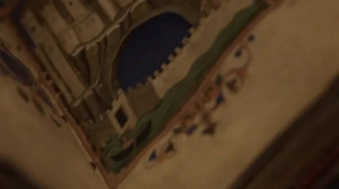 Medieval Bible Stock Footage 47208910