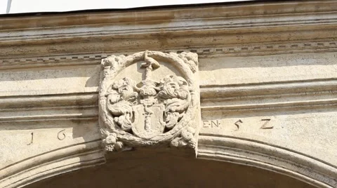 Medieval Blazon Stock Footage 46117569