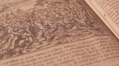 Medieval book Video stock 23401331