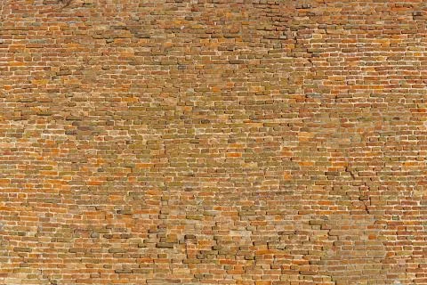 Medieval brick wall Stock Photos